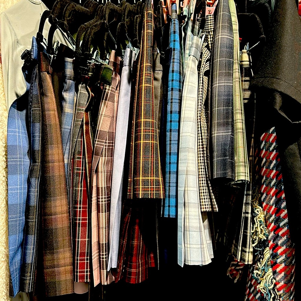 JK school style skirts, $25 each, dm if you are interested into any pattern